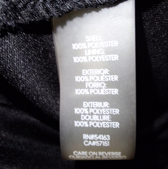 A Calvin Klein Floral Black and White lined maxi Dress in a size 12. Pre-loved - Picture 10 of 13